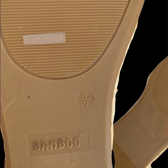 Bamboo 7.5 straw platform sandals - Picture 11 of 11